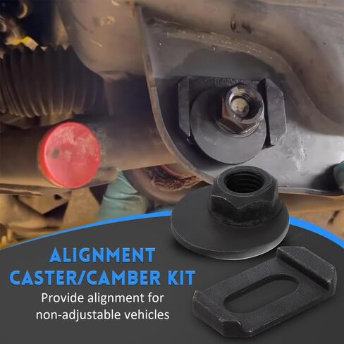 Front Alignment Caster Camber Adjusting Bolt Kit Black K100070 Compatible with Ford F-150 2004-2023 for Ford Expedition 2007-2023 for Lincoln Mark LT 2006-2008 for Lincoln Navigator 2007-2023 in Saudi Arabia