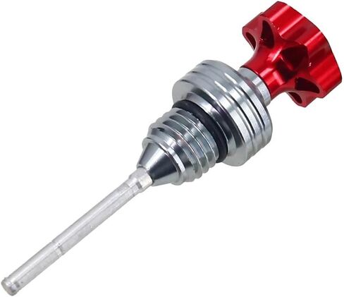 Motorcycle Accessories Oil Level Gauge Dipstick Engine Oil Dipstick Filler Cap for GY6 for BWS for 125CC Oil Level Indicator(Black) in Saudi Arabia