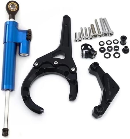 Steering Damper For GSX-S 1000/F For GSXS1000 For GSX-S1000 F 2016 2017 2018 2019 2020-2024 Steering Damper Stabilizer Bracket Support Kit For Suzuki For GSXS(Carbon look) in Saudi Arabia