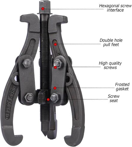 1 PCS Jaw Inner Bearing Puller, Pilot Bearing Gear Puller for Auto with Reversible Jaws, Heavy Duty Gear Extractor Tool for Automotive Wheel, Pulling Kit for Motorcycle Car SUV,(3 inch) in Saudi Arabia