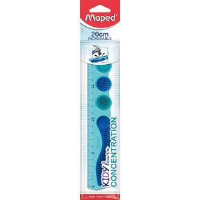 Maped - 2 erasers KIDY LEARN CONCENTRATION - textured surface - sensory stimulation - efficient eraser - made in France - recyclable paper packaging in Saudi Arabia