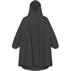 Rain Poncho with Sleeves, Ultra-Wide Raincoat with Hood and Pockets for Adults, Reusable & Lightweight in Saudi Arabia