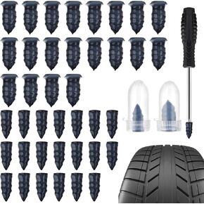 Tire Repair Rubber Nail, Tire Screw Plugs, Screwdriver Equipped Tire Repair Tool, Vacuum Tire Repair Kits, Emergency Tire Repair, Self Service Tire Repair Nail for Car, Truck, Motorcycle, Tractor in Saudi Arabia