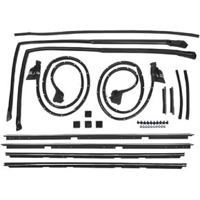 Door Tailgate Weatherstripping Seal Kit 17 Pcs Compatible with 1978-1987 El Camino in Kuwait