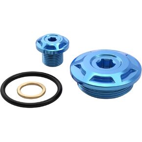 NICECNC محرك المقابس الألومنيوم متوافق مع سوزوكي DR650S 1996 1997 1998 1999 2000-2024، DR650SE 1996-2013 2014 2015 2016 2017 2018 2019 الأزرق in Kuwait