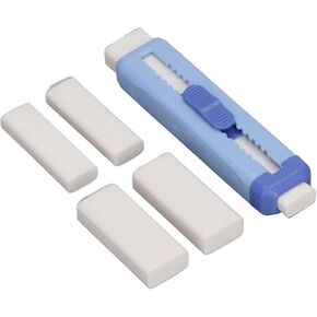 ممحاة قابلة للسحب من كاديمنديوم، ممحاة مرنة قابلة للسحب، ممحاة محمولة مزدوجة الأطراف، محايات قلم رصاص خفيفة الوزن للمدرسة والمكتب (أزرق) in Kuwait