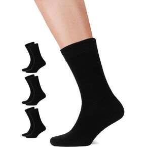 Men's Rayon from Bamboo Dress Socks, Mid-Calf, Seamless, Soft Business Socks | Size 8-12 (3 or 5 Pairs) in Saudi Arabia