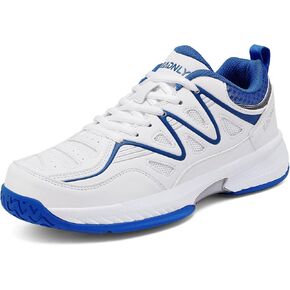 Mens Tennis Shoes Extra Wide Pickleball Shoes for Men Lightweight Non Slip Sneakers All Court in Saudi Arabia