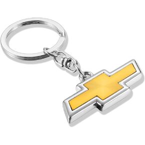 شعار السيارة مفتاح سلسلة 3D الكروم سبيكة معدنية المفاتيح تناسب اكسسوارات السيارات (صالح تشيفي) in Kuwait