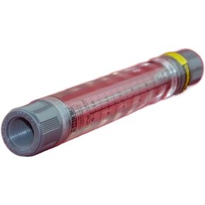 مقياس دوار من نوع أنبوب الأكريليك من سلسلة LZM-20G [6-60Nm3/h] لمقياس تدفق صناعة الغاز المناسب للإناث 3/4 "BSPT in Kuwait