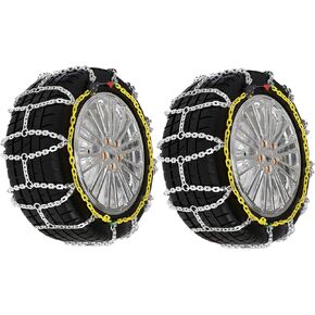 Auto Lock Snow Chains Quick Easy Installation,Tire Traction Chain For Car Pickup Trucks SUV, Set of 2 215/65R17 in Kuwait