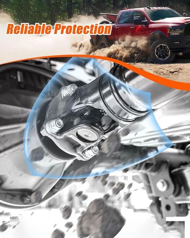 Front Driveshaft Loop Kit with Hardware Fits for Dodge Ram 2500 2003-2013 Ram 3500 2003-2012 in Saudi Arabia