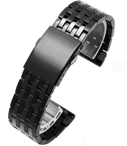 for Diesel DZ4316 DZ7395 DZ7305 DZ7330 4358 Watch 24mm 26mm 28mm 30mm Duty Stainless Steel Strap for Men Watchband (Color : A-Black, Size : 28mm) in Saudi Arabia