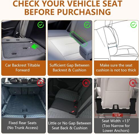 Chelhead Safe Cars Seat Mount Bracket Universal Child Seat Anchor Kit with 2 Adapter Easy Installation Universal Compatible with ISOFIX Child Safety Seats in Saudi Arabia