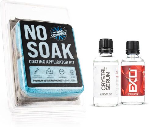 The Rag Company Gtechniq CSL Ceramic Coating & EXO 30 ml No Soak Coating Applicator Kit Bundle in Saudi Arabia