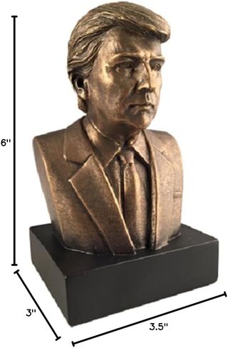 Donald Trump Small Bust Bronze in Saudi Arabia