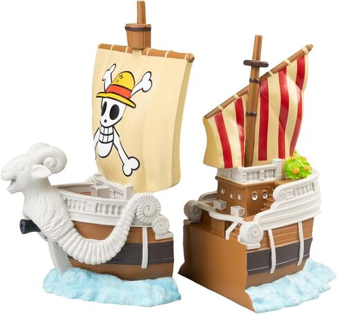 One Piece Merch Bookends | One Piece Manga Gifts | Going Merry Manga Figure Official | Anime Decorations | 10" D x 7" W x 9" H in Saudi Arabia
