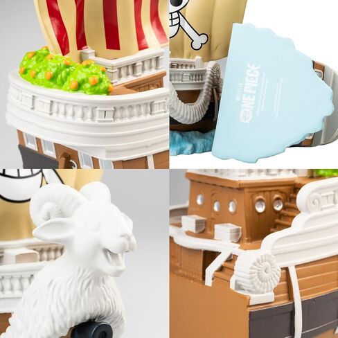 One Piece Merch Bookends | One Piece Manga Gifts | Going Merry Manga Figure Official | Anime Decorations | 10" D x 7" W x 9" H in Saudi Arabia