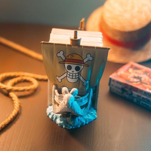 One Piece Merch Bookends | One Piece Manga Gifts | Going Merry Manga Figure Official | Anime Decorations | 10" D x 7" W x 9" H in Saudi Arabia