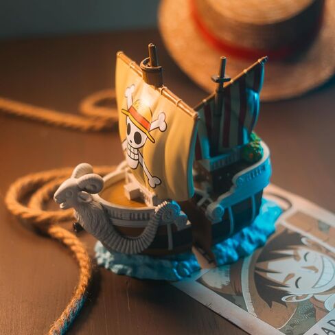 One Piece Merch Bookends | One Piece Manga Gifts | Going Merry Manga Figure Official | Anime Decorations | 10" D x 7" W x 9" H in Saudi Arabia