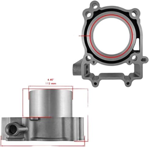 طقم إعادة بناء الأسطوانة 3022860 99x73.6 مللي متر متوافق مع 570 موديلات 2016-2021 طقم إصلاح المحرك للاستخدام على الطرق الوعرة in Kuwait