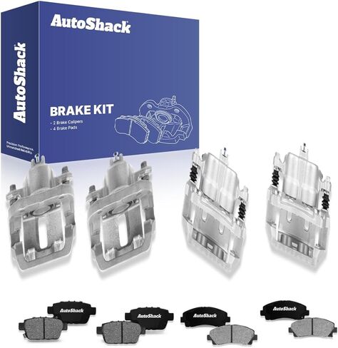 استبدال وسادات الفرامل الأمامية والخلفية من AutoShack من السيراميك لـ 2006-2011 Honda Ridgeline 12-PC in Saudi Arabia