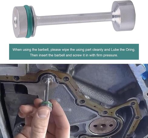1 قطعة LS Oil Barbell، LS Billet Galley Plug Oil Diverter، Oil Splitter Barbell يناسب محركات GM Gen III & IV LS LS1 LS2 LS3 LS6 LS7 LS9 LQ4 LQ9 4.8L 5.3L 6.0L 6.2L L92 LS4 L99 LSA (فضي) in Saudi Arabia