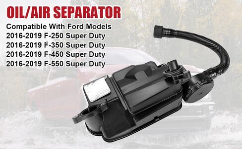 محرك الهواء النفط فاصل الجمعية 2017 2018 2019 لفورد F-250 F-350 F-450 F-550 سوبر ديوتي 6.7L Powerstroke الديزل PCV CCV تنفيس صمام دون الاستشعار يستبدل FC3Z-6A785-F FC3Z-6A785-D FC3Z-6A785-E in Kuwait