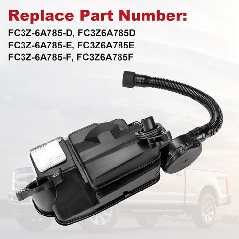 محرك الهواء النفط فاصل الجمعية 2017 2018 2019 لفورد F-250 F-350 F-450 F-550 سوبر ديوتي 6.7L Powerstroke الديزل PCV CCV تنفيس صمام دون الاستشعار يستبدل FC3Z-6A785-F FC3Z-6A785-D FC3Z-6A785-E in Kuwait