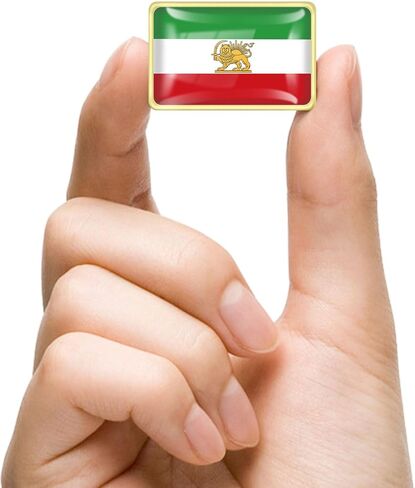 2/10/20/50/100 قطعة إيران القديمة بلاد فارس العلم التلبيب دبابيس السائبة المعادن الفارسي الإيراني الأسد الشمس و تاج دبوس المسافر شارة تذكارية سلسلة الهدايا in Saudi Arabia