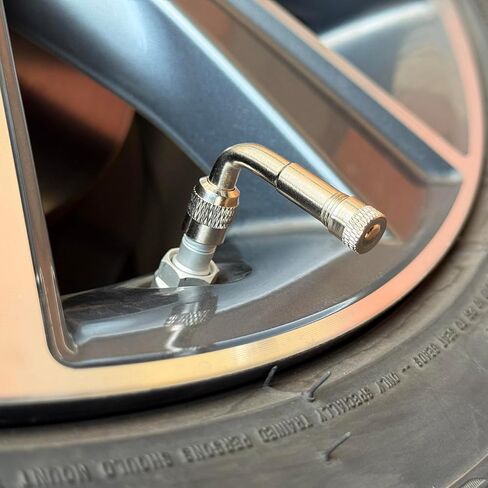 6 قطع من وصلات جذع الصمام، 45 درجة 90 درجة 135 درجة موسعات صمام إطارات شريدر متوافقة مع سيارات الركاب ذات العجلات المزدوجة، وعربة الأطفال، والدراجات، والدراجات النارية والمقطورات in Saudi Arabia