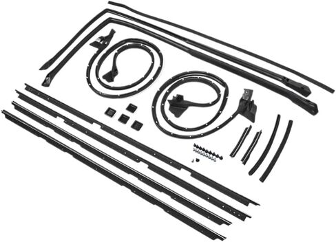 Door Tailgate Weatherstripping Seal Kit 17 Pcs Compatible with 1978-1987 El Camino in Kuwait