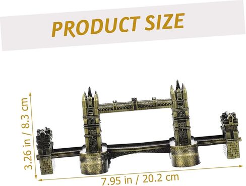 Realistic London Bridge Model Desktop Decoration Architectural Sculpture World Decor in Saudi Arabia