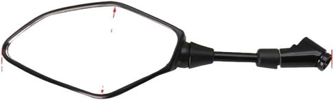 مرايا الرؤية الخلفية بخيوط M8 وM10 متوافقة مع الدراجات النارية MT-01 وMT-03 وMT-07 وMT-09 وFJ-09 وMT-10 و900 in Kuwait