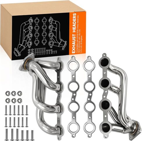 Exhaust Headers Compatible with 2002-2016 Chevy Silverado 1500 2500HD with 4.8L 5.3L 6.0L 6.2L V8 Engines in Saudi Arabia