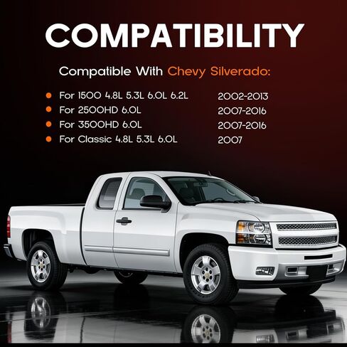 Exhaust Headers Compatible with 2002-2016 Chevy Silverado 1500 2500HD with 4.8L 5.3L 6.0L 6.2L V8 Engines in Saudi Arabia