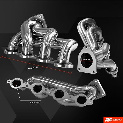 for Chevy Silverado 1500 Exhaust Headers, Exhaust Headers Compatible With 2002-2016 Chevy Silverado1500 2500HD 4.8L 5.3L 6.0L 6.2L V8 Engines Only in Saudi Arabia