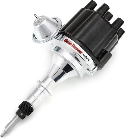 Pertronix D106700 قاذف اللهب التوصيل والتشغيل فراغ مقدما غطاء أسود البليت الموزع الإلكتروني مع تقنية Ignitor II لجنرال موتورز L6 in Saudi Arabia