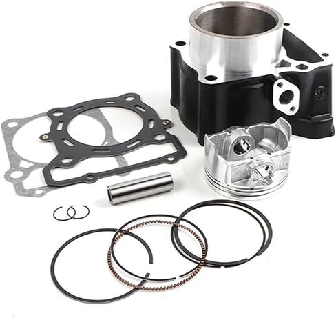 متوافق مع Longxin LONCIN VOGE LX300GY-D 300GY 300 رالي فوج دراجة نارية محرك اسطوانة المكبس مجموعات ربط السيراميك الارضي (أسود) in Kuwait