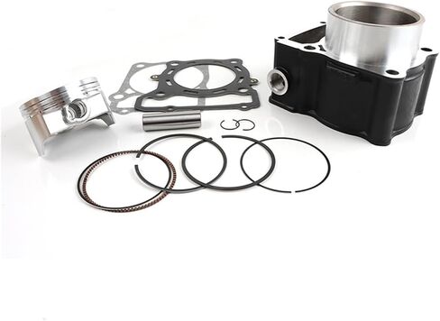 متوافق مع Longxin LONCIN VOGE LX300GY-D 300GY 300 رالي فوج دراجة نارية محرك اسطوانة المكبس مجموعات ربط السيراميك الارضي (أسود) in Kuwait