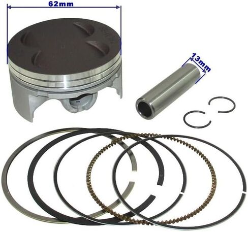 Piston Kit 62mm Compatible For Kitaco YX 4 Valve Cylinder Head Pit Dirt Bikes YCF Stomp Thumpstar SDG GPX in Kuwait