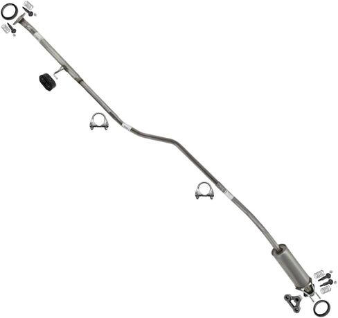 مجموعة الأنابيب المتوسطة لرنان العادم متوافقة مع 2001-2005 Honda Civic 1.7L | ستانلس ستيل | العادم الشمالي الشرقي | تتضمن الحشية والمشبك والشماعات ومسمار زنبركي | استبدال مباشر مناسب in Kuwait