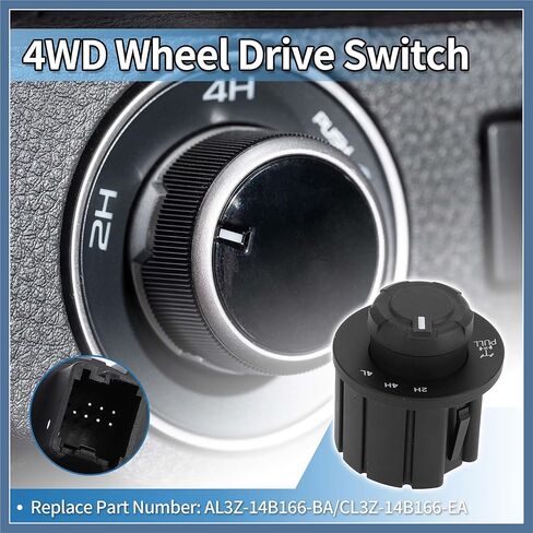 Car 4x4 4WD E-Locker Control Switch Knob No.AL3Z-14B166-BA/CL3Z-14B166-EA E-Locker Control Switch for Ford F-150 2010-2014 in Saudi Arabia