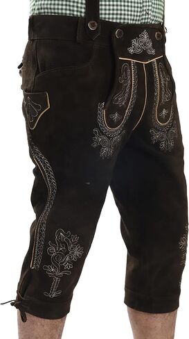 متجر Lederhosen - شورت Lederhosen الألماني طويل للرجال - Bundhosen للرجال - شورت رجالي Lederhosen أصلي in Kuwait