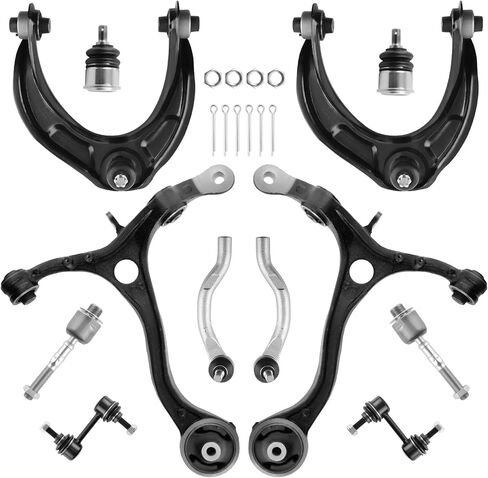 maXpeedingords 12PC Front Suspension Kit for Honda Accord 2008-2012, Front Upper Lower Control Arms w/Ball Joints Sway Bar End Links Outer Inner Tie Rod Ends, K641112 K641113 K620614 K620615 in Kuwait