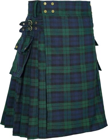 Mens Kilt Scottish Tartan Kilt Highland Casual Kilt for Men in Saudi Arabia