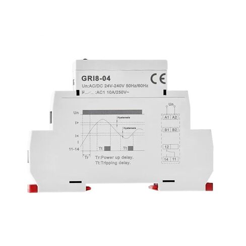 لـ GRI8-03/04 أكثر من التيار وتحت الشاشة الحالية 0.5A 1A 2A 5A 8A 16A مرحل المراقبة الحالي (GRI8-04 أكثر من تحت ، 1.6-16A) in Saudi Arabia