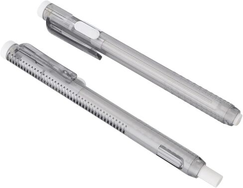 Keenso Retractable Mechanical Eraser Pen and Refills Set EasytoUse Pen Style Erasers for Home Office Activities Quality Plastic Material in Saudi Arabia