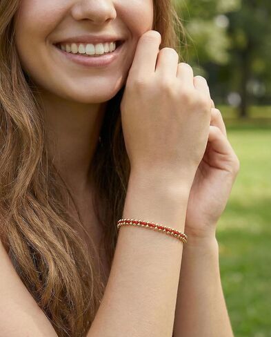 HGDEER 14k Gold Plated Red String Bracelet for Women Teen Girls, Lucky Handwoven Rope Protection Red Jewelry Gifts in Saudi Arabia