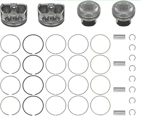 23040-2G500 Engine Piston Kit with Pin and Snap Ring Oversize + 0.50MM Fit for Hyundai Sonata Kia Sorento Optima 2.4L 2011-2019 Replace# 23410-2G500, 23040-2G510 in Saudi Arabia